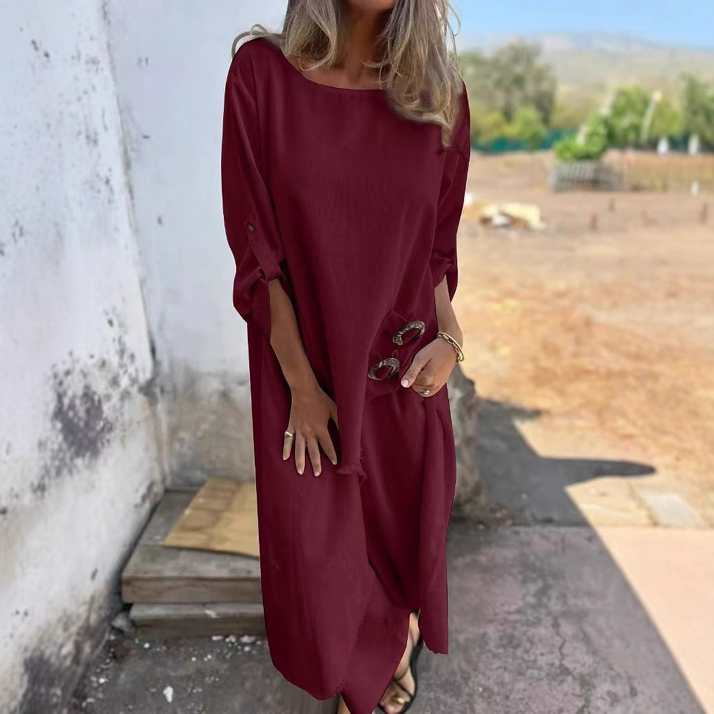 Ensemble Élégant : Veste Longue & Pantalon Large