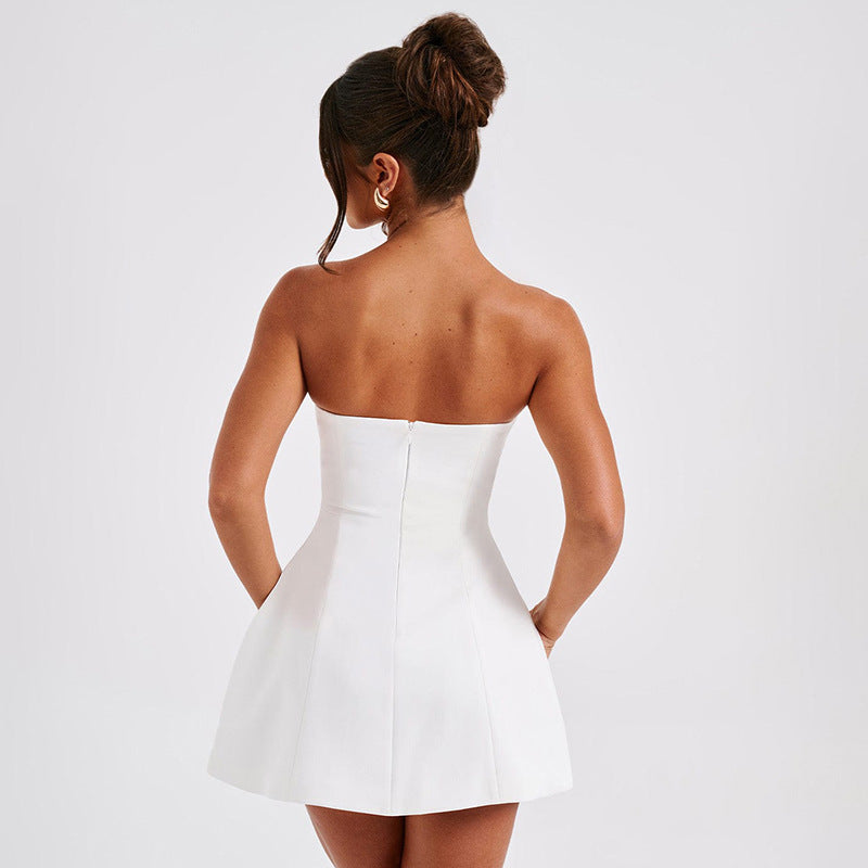 Robe Tube Dos Nu – Élégante et Slim